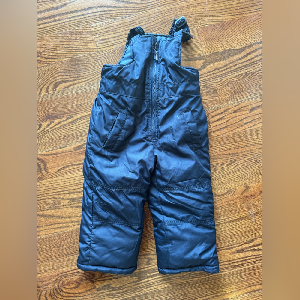 Navy snow bib